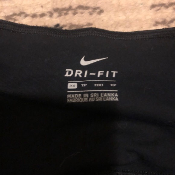 Nike mid rise DRI-FIT black size XS - Picture 4 of 5